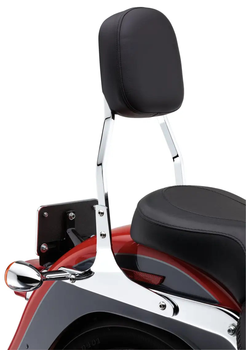 Chrome Sissy Bar with Back Support for Long Rides 82-96599
