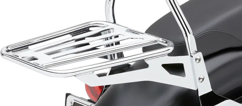 Chrome Sissy Bar Luggage Rack for Easy Travel 82-97548