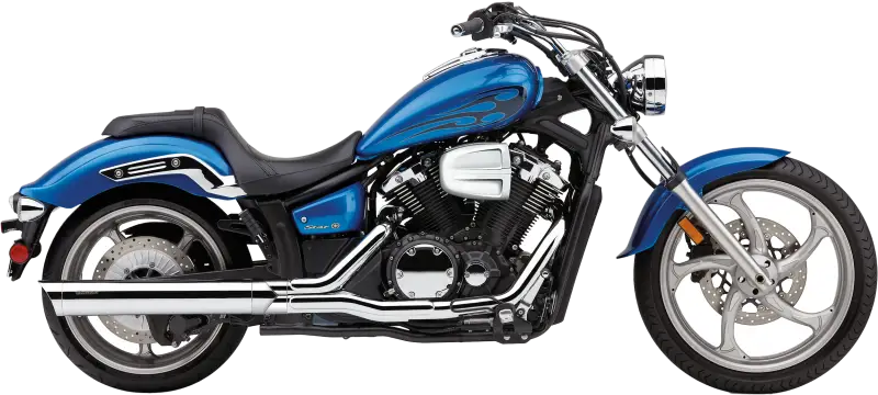 Chrome Slip On Exhaust for Yamaha Stryker 2011-2018 82-97019