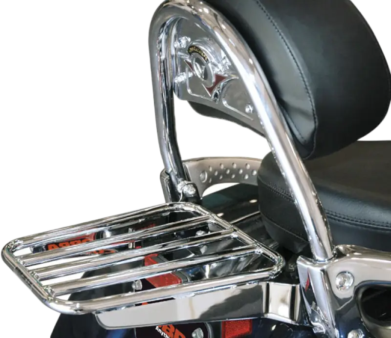 Chrome Solo Luggage Rack for Kawasaki VN900 82-97538