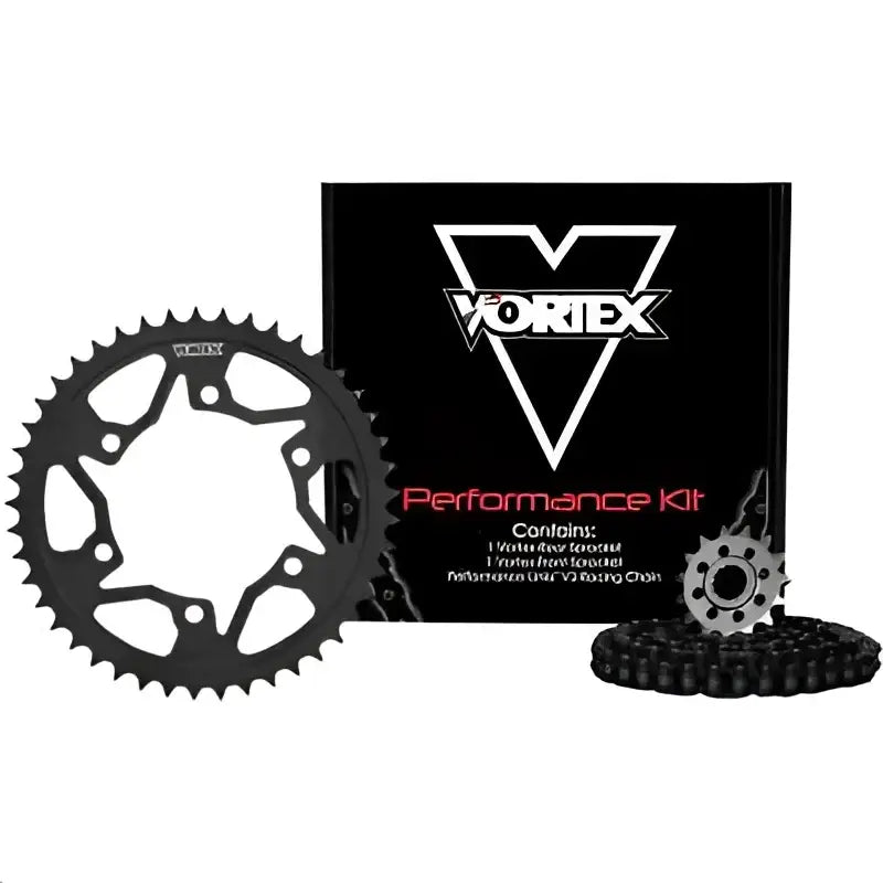 CK6451 Vortex Sprocket/Chain Kit Stl/Stl 15/47T Sil Rx3 520-112L Blk wps-3-ck6451