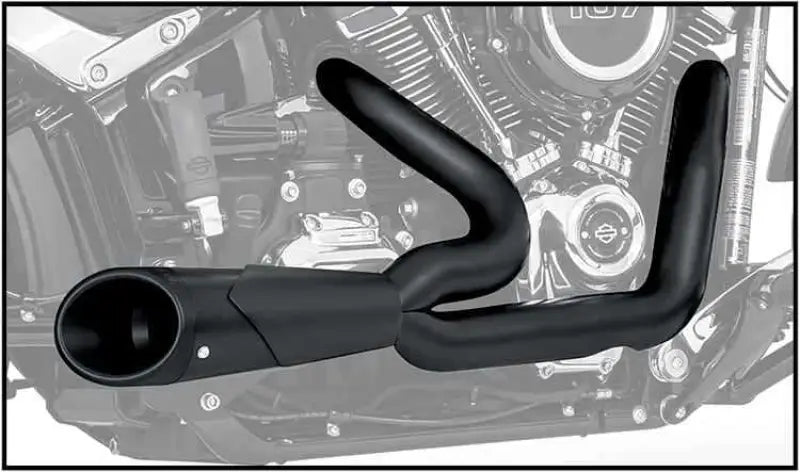 Combat 2 1 Shorty Pitch Black M8 Softail wps-82-00817