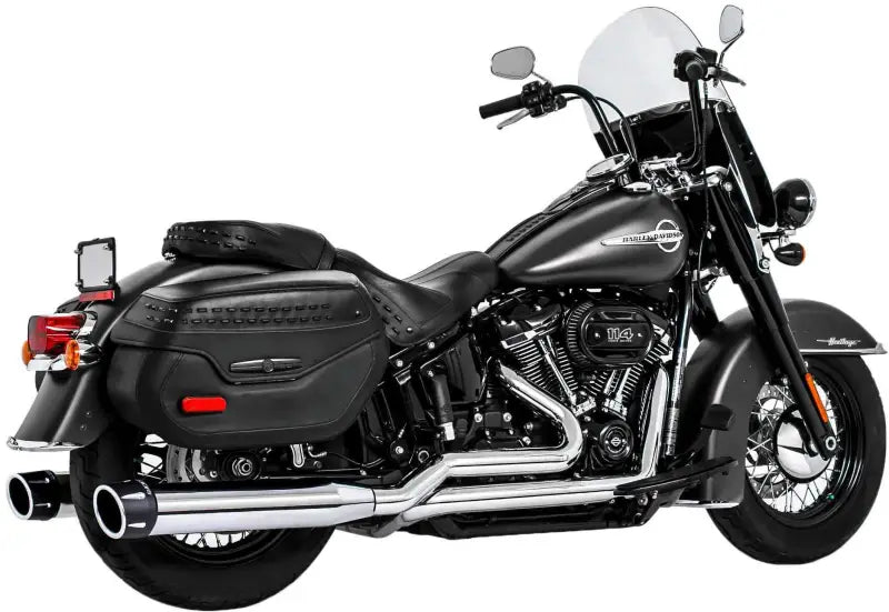 Combat Duals 4.5" Chr Blk Tip M8 Flsl/B,Fxlr,Fxbb,Flstc/N wps-82-00804