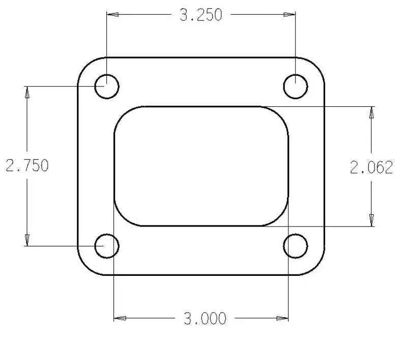 Cometic Turbo FLG T4 Garrett Exh Inlet .010in Exhaust Gasket c4516
