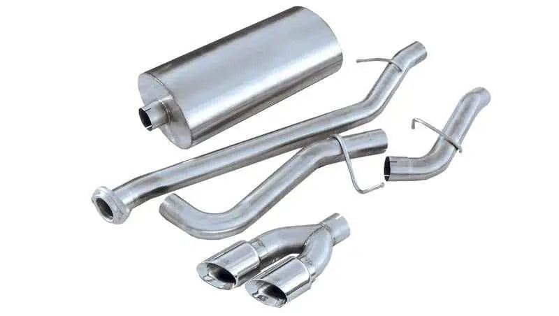 Corsa 02-07 GMC Sierra Reg. Cab/Short Bed 1500 4.8L V8 Polished Sport Cat-Back Exhaust 14261
