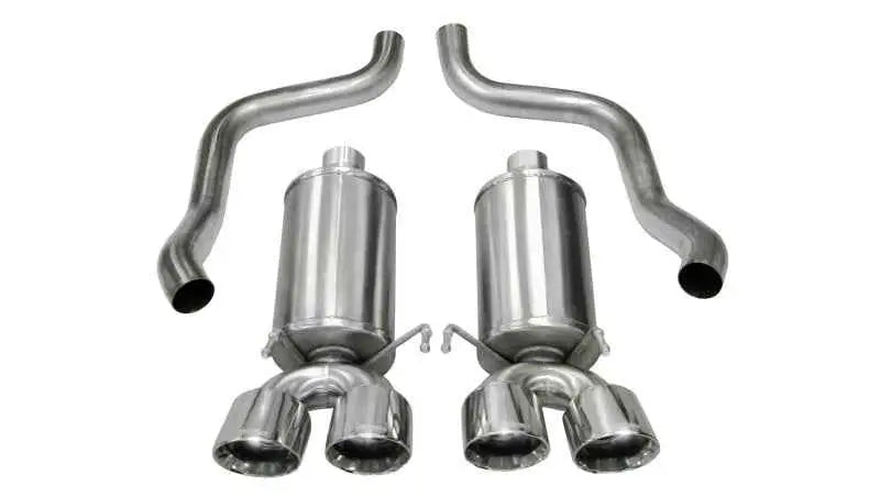 Corsa 05-08 Chevrolet Corvette C6 6.0L V8 Polished Xtreme Axle-Back Exhaust 14469