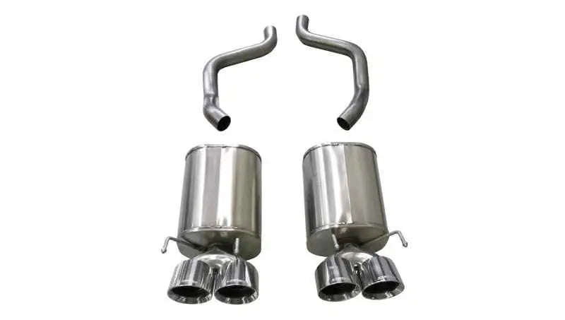 Corsa 09-13 Chevrolet Corvette (C6) 6.2L Polished Sport Axle-Back Exhaust w/4.5in Tips 21011