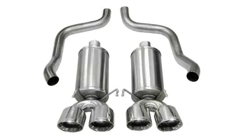 Corsa 09-13 Chevrolet Corvette C6 6.2L V8 Polished Xtreme Axle-Back Exhaust 14470