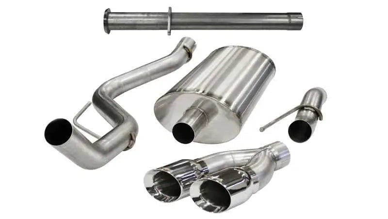 Corsa 11-13 Ford F-150 Raptor 6.2L V8 145in Wheelbase Polished Xtreme Cat-Back Exhaust 14760