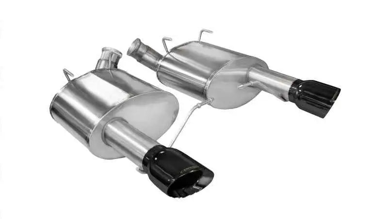 Corsa 11-14 Ford Mustang GT/Boss 302 5.0L V8 Black Sport Axle-Back Exhaust 14316BLK