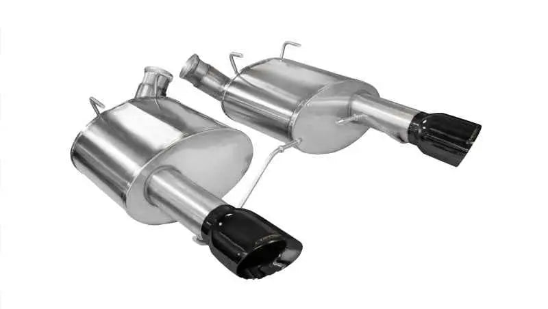 Corsa 11-14 Ford Mustang GT/Boss 302 5.0L V8 Black Xtreme Axle-Back Exhaust 14317blk
