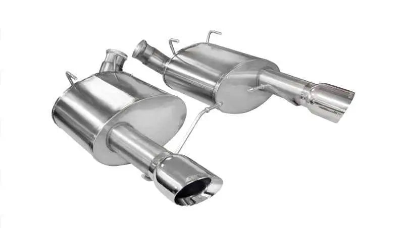 Corsa 11-14 Ford Mustang GT/Boss 302 5.0L V8 Polished Xtreme Axle-Back Exhaust 14317