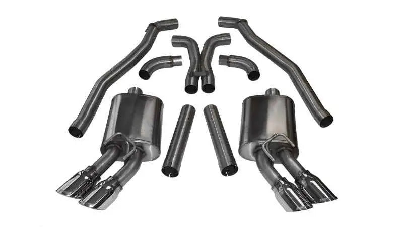Corsa 12-13 Chevrolet Camaro Coupe ZL1 6.2L V8 Polished Sport Cat-Back + XO Exhaust 14971