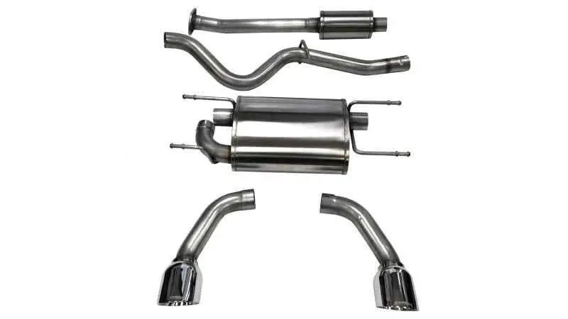Corsa 12-14 Scion FRS / Subaru BRZ Polished Sport Cat-Back Exhaust 14864