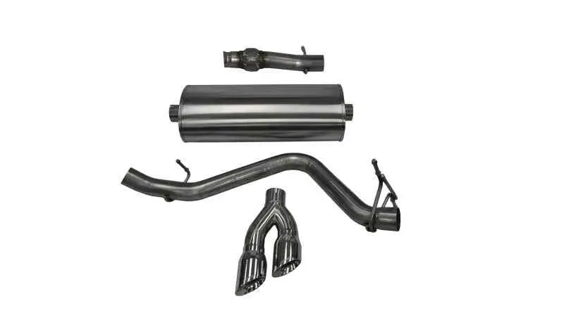 Corsa 14 GMC Sierra/Chevy Silv 1500 Reg. Cab/Std. Bed 5.3L V8 Polished Sport Single Side CB Exhaust 14871