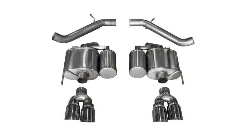 Corsa 16-18 Cadillac ATS-V 3.6T 4in Polished Sport Axle-Back Exhaust 14478