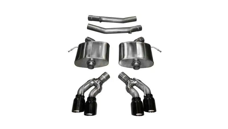 Corsa 2016 Cadillac CTS V 6.2L V8 2.75in Black Xtreme Axle-Back Exhaust 14358blk