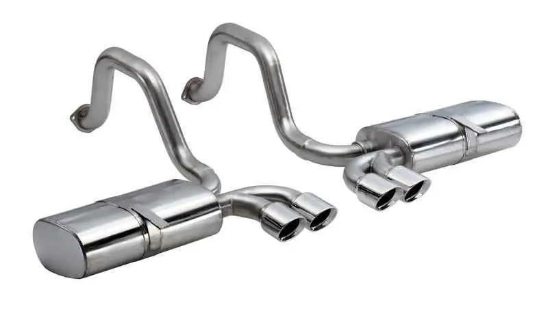 Corsa 97-04 Chevrolet Corvette C5 Z06 5.7L V8 Polished Sport Axle-Back Exhaust 14111