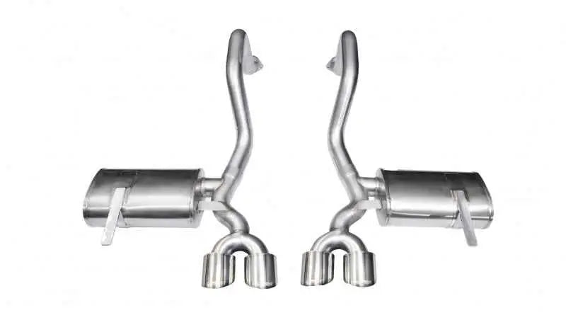 Corsa 97-04 Chevrolet Corvette C5 Z06 5.7L V8 Polished Xtreme Axle-Back Exhaust 14961