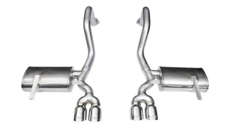 Corsa 97-04 Chevrolet Corvette C5 Z06 5.7L V8 Polished Xtreme Axle-Back Exhaust 14132