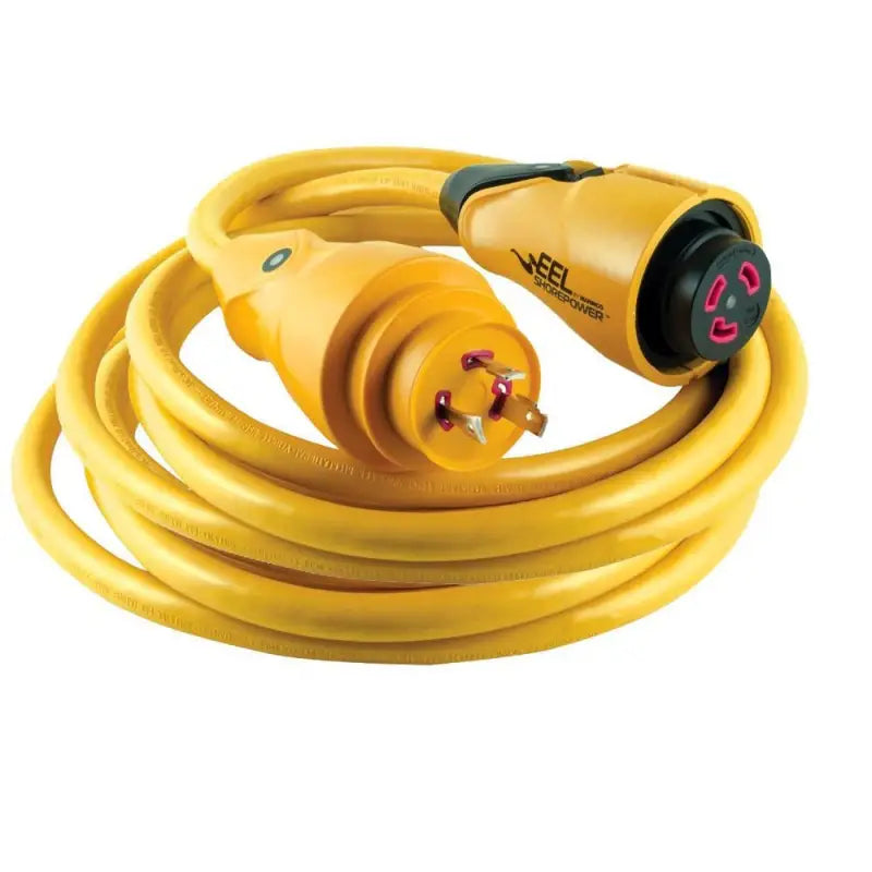 CS30-25 Marinco Eel Cordset 30A 125V 25' Yellow m1dcs3025