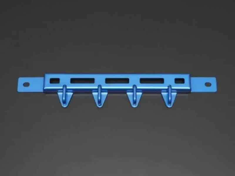 Cusco Power Brace Seat Rail Plus Floor Set (Req. to Trim Plastic Covers) 2017+ Honda Civic Type-R 3c4-492-sp