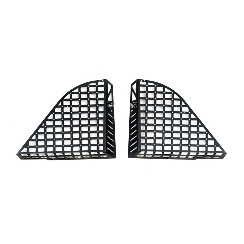 DV8 Offroad 2018-2025 Jeep Wrangler 4-Door Rear Window Pocketed Molle Panels Model MPJL-02