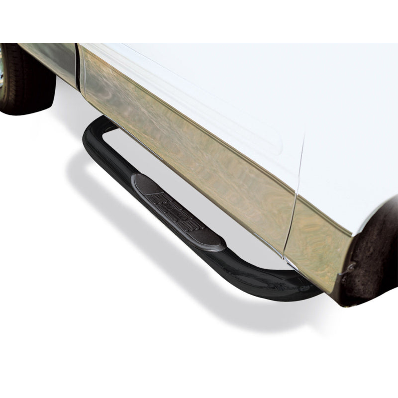 Go Rhino 4000 Series Step Nerf Bars with Mounting Brackets Kit Black Powder Coat Model 4094B