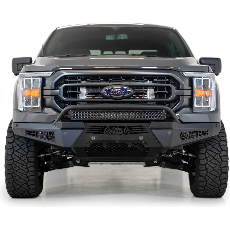 Addictive Desert Designs 21 - 23 Ford F-150 HoneyBadger Front Bumper Model F197431040103