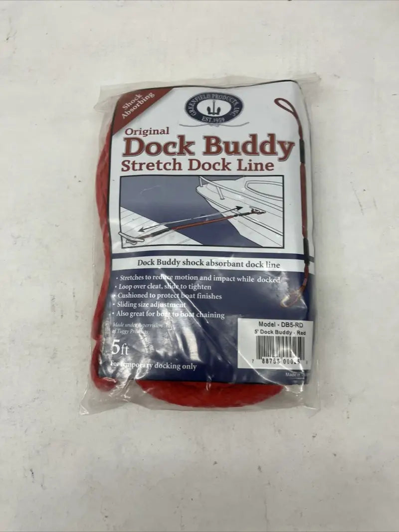 DB5-RD Greenfield 5Ft Dock Buddy - Red g7rdb5rd