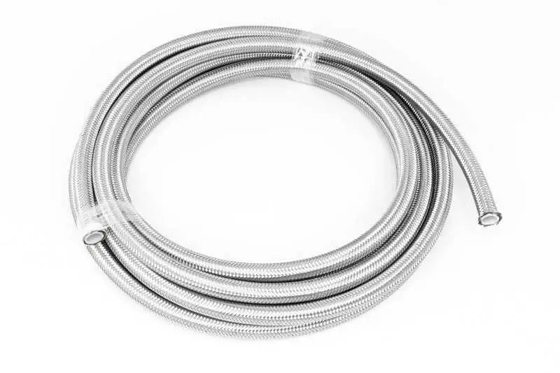DeatschWerks 8AN SS Double Braided PTFE Hose 20 Feet 6-02-0862-20