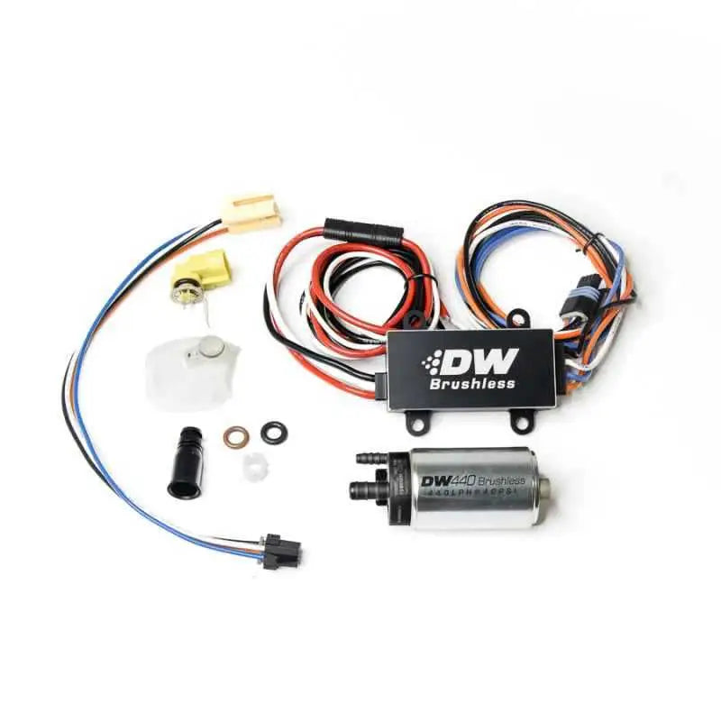 DeatschWerks DW440 440lph Brushless Fuel Pump w/ PWM Controller And Install Kit 08-14 Subaru WRX 9-441-C103-0910