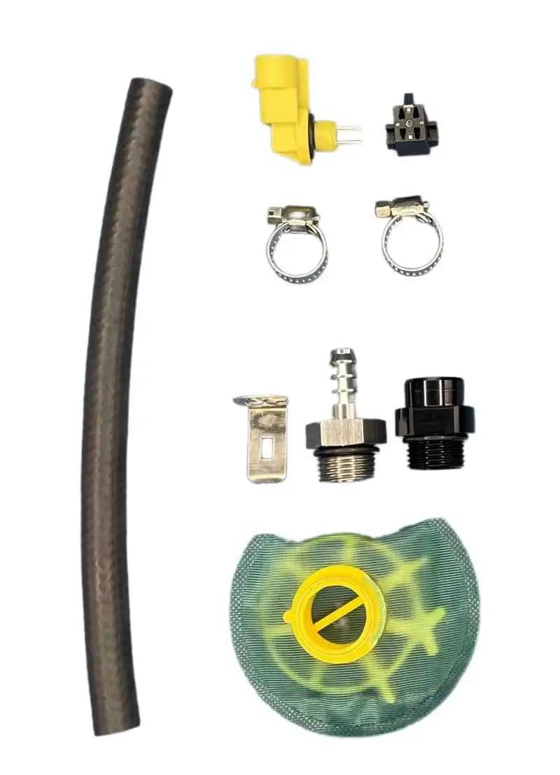 DeatschWerks DW650iL Series 650LPH In-Line External Fuel Pump Universal Install Kit 9-0950