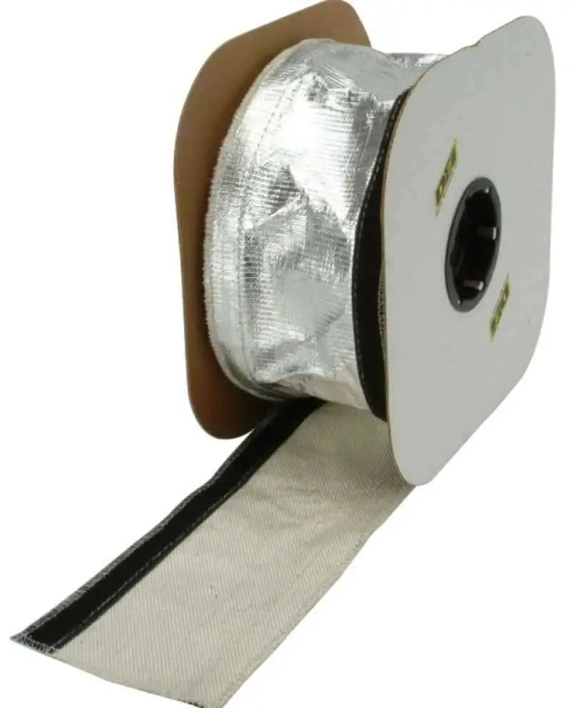 DEI Heat Shroud 2-1/2in x 50ft Spool - Aluminized Sleeving-Hook and Loop Edge 93487