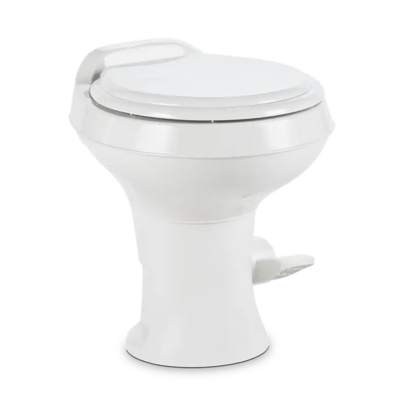 Dometic 300 Series RV Toilet – Easy Clean Design with Pedal Flush Control d7e302300071