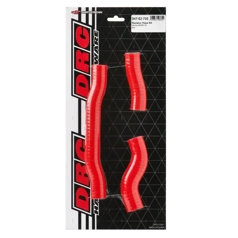 Drc D47-02-710 Radiator Hose Kit Gasgas Red wps-634-52710