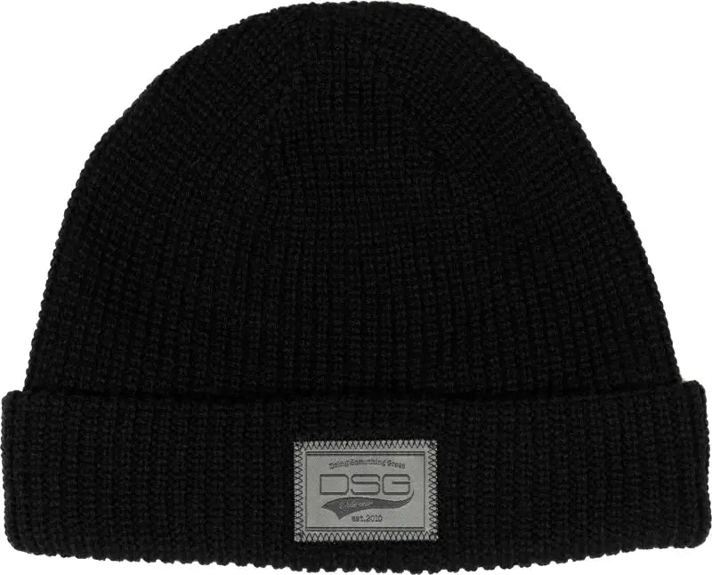 Dsg 527090 Cap Knit Beanie Black wps-462-52709
