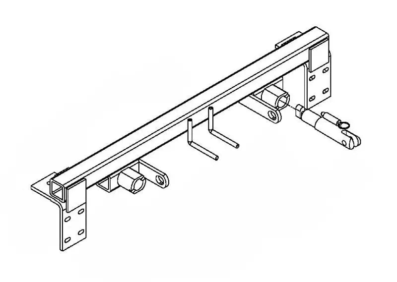 Durable Blue Ox BX1835 Base Plate for Nissan QX56 bx1835