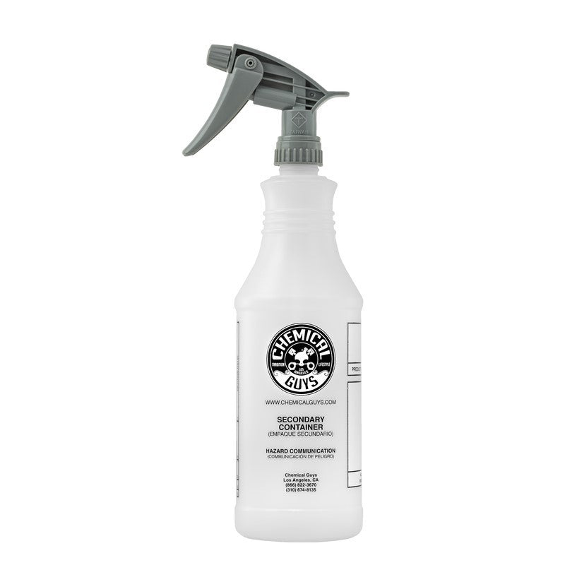 Chemical Guys Professional Heavy Duty Bottle & Sprayer - 32 oz - Case of 24 chgACC_130