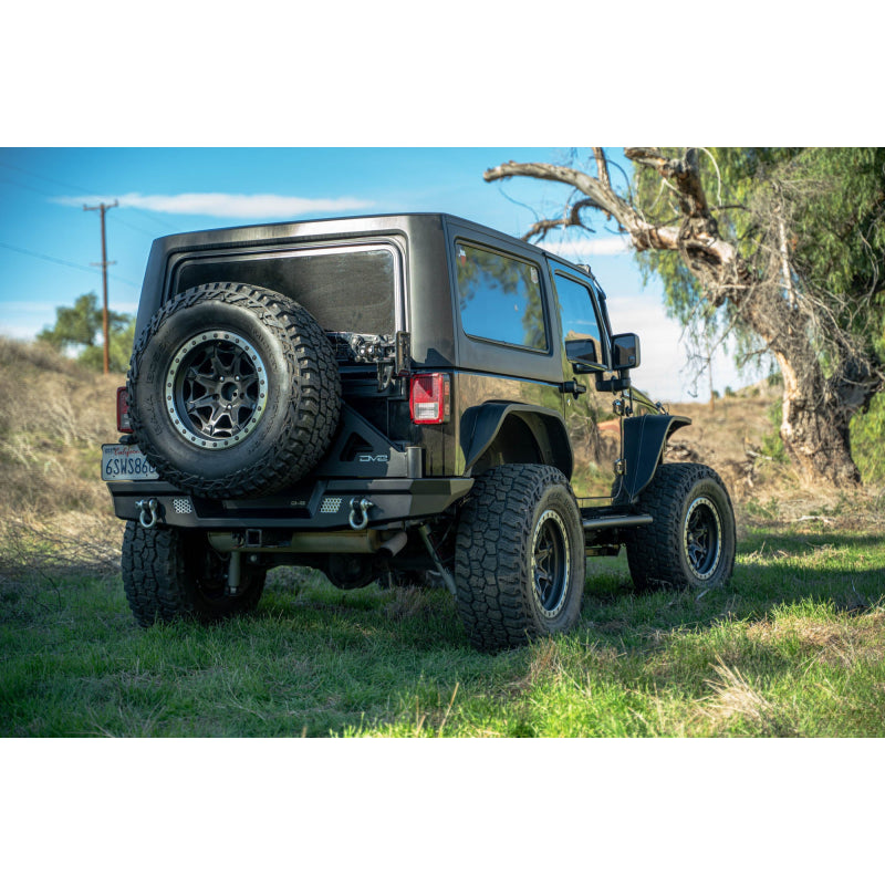 DV8 Offroad 2007-2018 Jeep Wrangler JK JKU Mto Series Rear Bumper Model RBJK-13