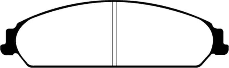 EBC 13-14 Chrysler 200 3.6 Ultimax2 Front Brake Pads ud1058