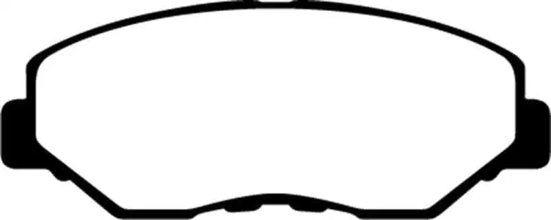 EBC 13-15 Acura ILX 1.5 Hybrid Ultimax2 Front Brake Pads ud914