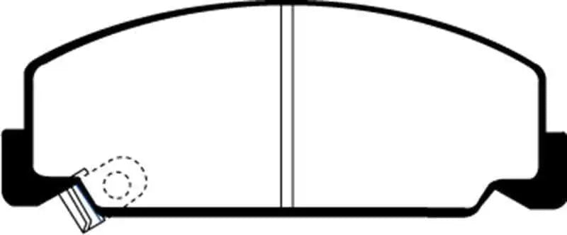 EBC 84-85 Honda Accord Sedan 1.8 Greenstuff Front Brake Pads dp2911