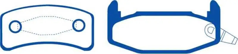 EBC 88-90 Buick Regal 2.8 Greenstuff Rear Brake Pads dp2978