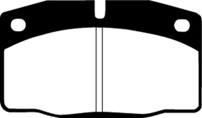 EBC 89-95 Lotus Elan (M100) 1.6 Turbo Greenstuff Front Brake Pads dp2325