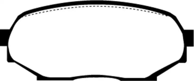 EBC 90-93 Geo Storm 1.6 Greenstuff Front Brake Pads dp2802