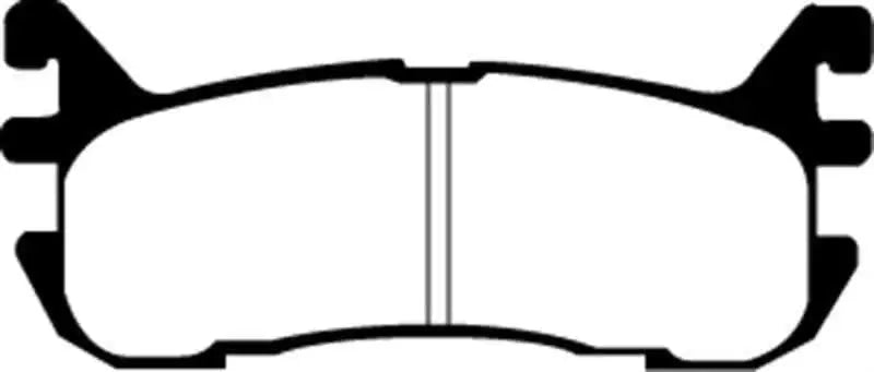 EBC 97-02 Ford Escort 2.0 Greenstuff Rear Brake Pads dp21003