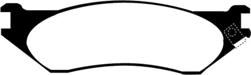 EBC 98-02 Dodge B150 B1500 Cargo 1500 Van 1/2 Ton Greenstuff Front Brake Pads dp61267