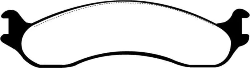 EBC 98-03 Dodge B250 B2500 Cargo 2500 Van 3/4 Ton Yellowstuff Front Brake Pads dp41266r