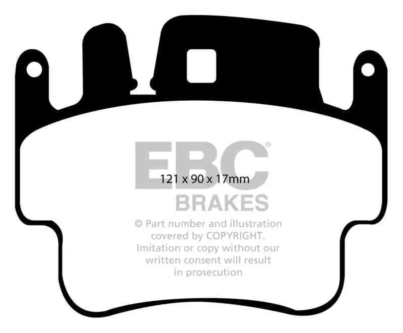 EBC 98-05 Porsche 911 (996) (Cast Iron Rotor only) 3.4 Carrera 2 Bluestuff Front Brake Pads dp51514ndx